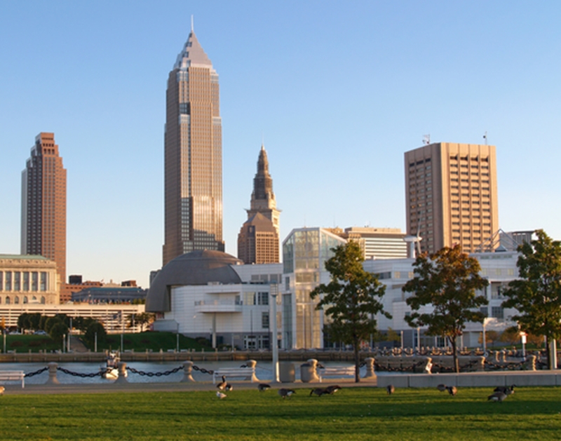 Cleveland is one of three cities in Ohio where jobs are fertile. 